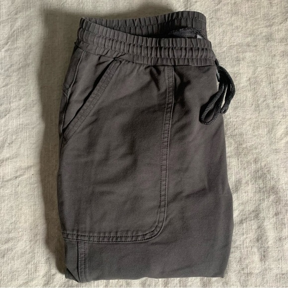 Women's Green Cargo joggers Pull on ankle pants Large Activewear - Picture 4 of 13